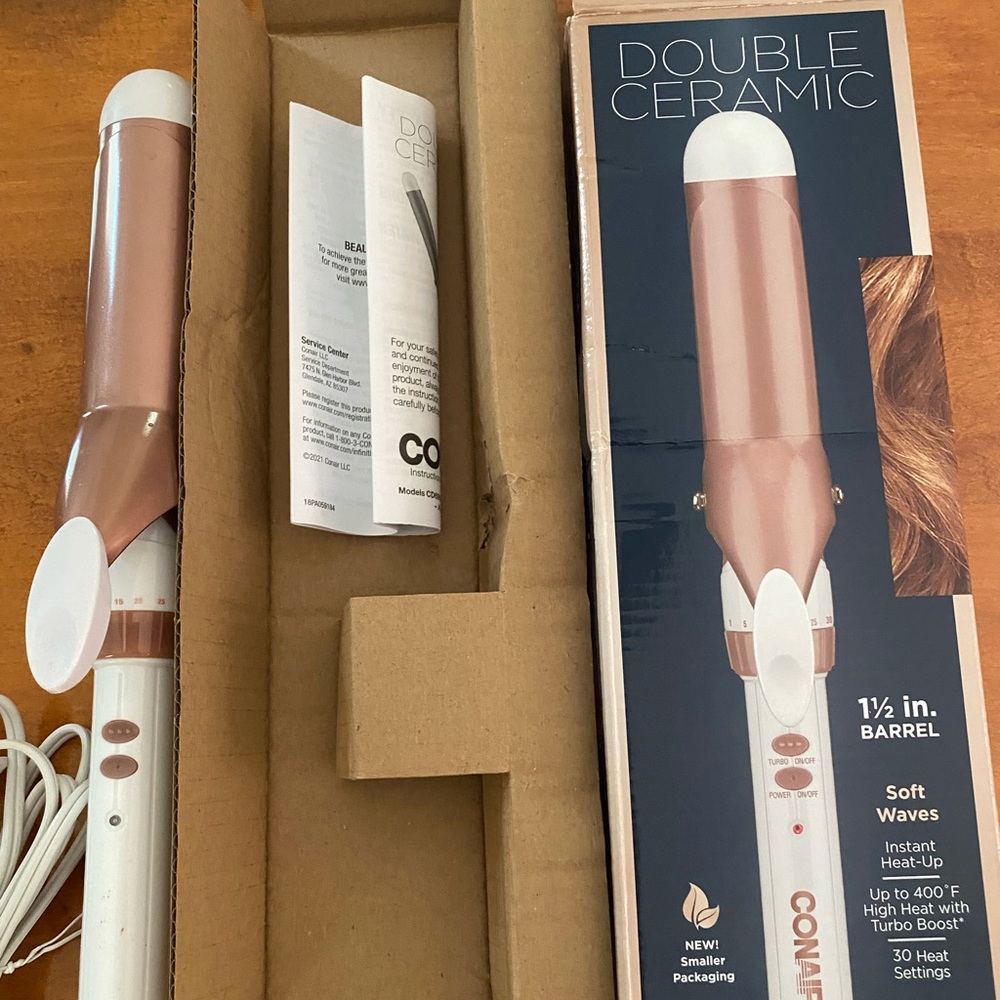 Conair double ceramic curling iron